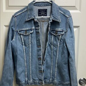 Joseph Light Blue Jean Jacket for Women
